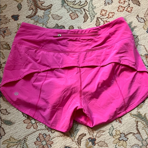 Lululemon Athletica Bright Pink Athletic Shorts - Picture 2 of 4